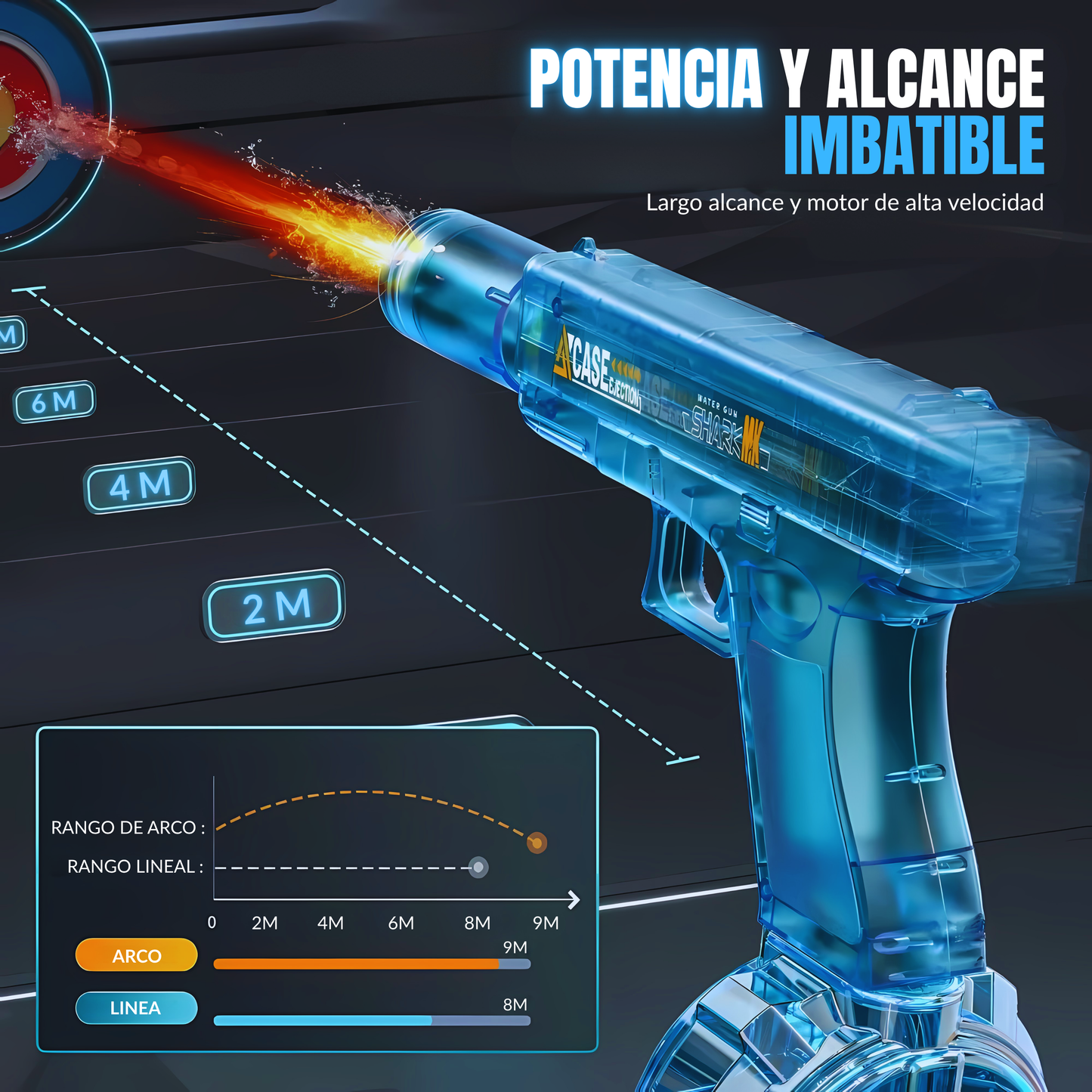 Glock 19 - Pistola de Agua Automática